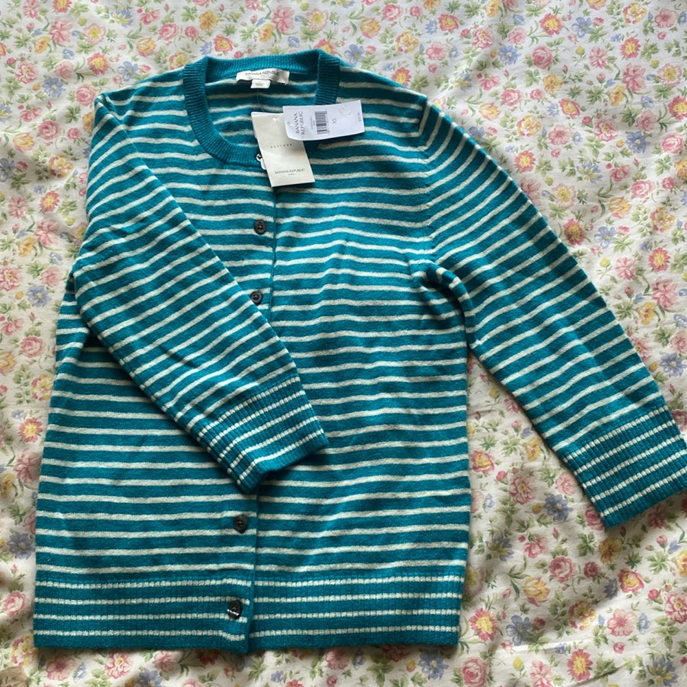 Banana Republic Striped Cardigan